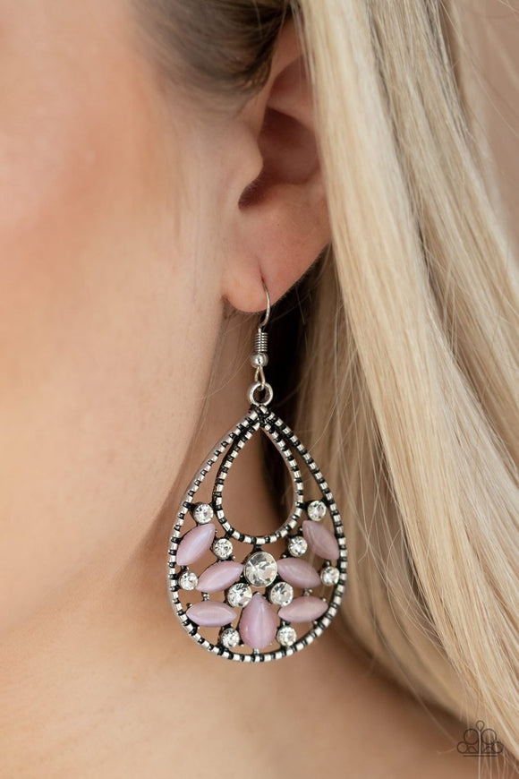 Dewy Dazzle - pink - Paparazzi earrings - Glitzygals5dollarbling Paparazzi Boutique 