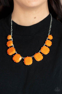 Paparazzi Necklace ~ Prismatic Prima Donna - Orange - Glitzygals5dollarbling Paparazzi Boutique 