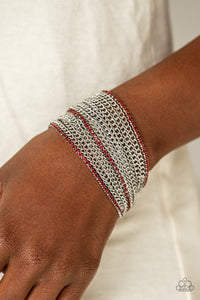 Paparazzi Pour Me Another Red Bracelet - Glitzygals5dollarbling Paparazzi Boutique 