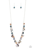 Caribbean Charisma Blue ~ Paparazzi Necklace - Glitzygals5dollarbling Paparazzi Boutique 