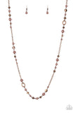 Paparazzi Make An Appearance Copper Necklace - Glitzygals5dollarbling Paparazzi Boutique 