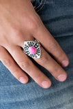 HOMESTEAD For The Weekend Pink ~ Paparazzi Ring - Glitzygals5dollarbling Paparazzi Boutique 