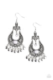 Paparazzi Fiesta Flair - Silver Earrings - Glitzygals5dollarbling Paparazzi Boutique 