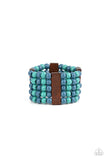 Island Soul Blue ~ Paparazzi Bracelet - Glitzygals5dollarbling Paparazzi Boutique 