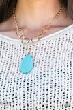 Livin on a Prairie Gold Necklace Paparazzi Accessories - Glitzygals5dollarbling Paparazzi Boutique 