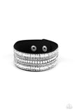 Paparazzi Rebel Radiance - Black Urban Bracelet - Glitzygals5dollarbling Paparazzi Boutique 