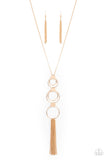 Join The Circle Gold ~ Paparazzi Necklace - Glitzygals5dollarbling Paparazzi Boutique 