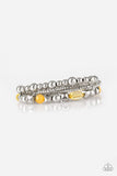 Paparazzi Babe-alicious - Yellow Beads - Set of 4 Bracelets - Glitzygals5dollarbling Paparazzi Boutique 