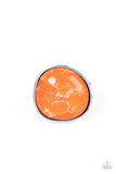 Aesthetically Authentic Orange ~ Paparazzi Ring - Glitzygals5dollarbling Paparazzi Boutique 