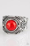 Paparazzi Ring ~ Stand Your Ground - Red - Glitzygals5dollarbling Paparazzi Boutique 