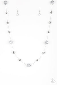 Paparazzi Eloquently Eloquent - Silver - Hammered Beads - Silver Chain Necklace - Glitzygals5dollarbling Paparazzi Boutique 