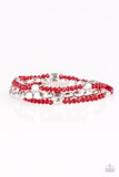 Paparazzi Hello Beautiful Red Bracelet - Glitzygals5dollarbling Paparazzi Boutique 