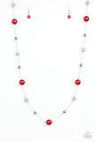 Paparazzi Necklace ~ Eloquently Eloquent - Red - Glitzygals5dollarbling Paparazzi Boutique 