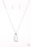Paparazzi Magically Modern White Moonstone Necklace - Glitzygals5dollarbling Paparazzi Boutique 
