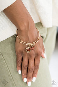 Paparazzi Mind, Body, and SOL - Gold - Bracelet - Fashion Fix Exclusive July 2020 - Glitzygals5dollarbling Paparazzi Boutique 