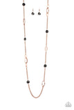 Paparazzi Duchess Dazzle - Copper Necklace - Glitzygals5dollarbling Paparazzi Boutique 