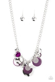 Oceanic Opera Purple ~ Paparazzi Necklace - Glitzygals5dollarbling Paparazzi Boutique 