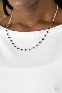 Paparazzi Party Like a Princess Black Necklace - Glitzygals5dollarbling Paparazzi Boutique 