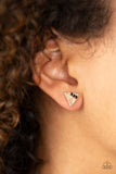 Paparazzi Pyramid Paradise Black Gold Earrings - Glitzygals5dollarbling Paparazzi Boutique 