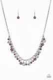 Coastal Cache - Purple Paparazzi Necklace - Glitzygals5dollarbling Paparazzi Boutique 