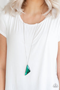Ultra Sharp - green - Paparazzi necklace - Glitzygals5dollarbling Paparazzi Boutique 