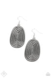 Desert Climate - silver - Paparazzi earrings - Glitzygals5dollarbling Paparazzi Boutique 