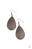 Paparazzi Earring ~ Tribal Takeover - Copper - Glitzygals5dollarbling Paparazzi Boutique 