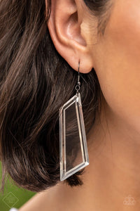 The Final Cut - black - Paparazzi earrings - Glitzygals5dollarbling Paparazzi Boutique 