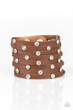 Paparazzi Sass Squad - Brown Urban Bracelet - Glitzygals5dollarbling Paparazzi Boutique 