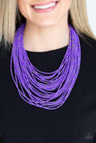 Paparazzi Necklace ~ Rio Rainforest - Purple - Glitzygals5dollarbling Paparazzi Boutique 