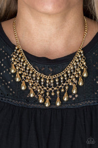 Paparazzi “Don’t Forget to BOSS!” Gold Necklace - Glitzygals5dollarbling Paparazzi Boutique 