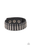 PREORDER Paparazzi Armed and Dangerous Black Urban Bracelet - Glitzygals5dollarbling Paparazzi Boutique 