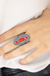 Paparazzi Kindred Spirit - Red Ring - Glitzygals5dollarbling Paparazzi Boutique 