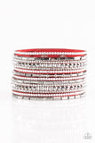 Paparazzi Wham Bam Glam Red Urban Bracelet - Glitzygals5dollarbling Paparazzi Boutique 