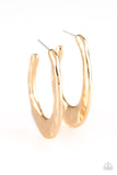 Hoop Me Up Gold Paparazzi Hoop Earrings - Glitzygals5dollarbling Paparazzi Boutique 