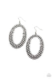 Radical Razzle - white - Paparazzi earrings Life of the Party Exclusive - Glitzygals5dollarbling Paparazzi Boutique 