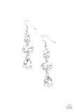 Paparazzi Starlet Twinkle - White Earrings - Glitzygals5dollarbling Paparazzi Boutique 