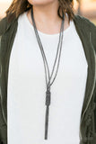 Paparazzi “Boom Boom Knock You Out!” Black Necklace - Glitzygals5dollarbling Paparazzi Boutique 