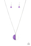 Elegantly Eclipsed Purple ~ Paparazzi Necklace - Glitzygals5dollarbling Paparazzi Boutique 