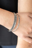 PAPARAZZI FLAWLESS FLAUNTER - SILVER Bracelet - Glitzygals5dollarbling Paparazzi Boutique 