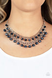 Urban Palace - blue - Paparazzi necklace - Glitzygals5dollarbling Paparazzi Boutique 