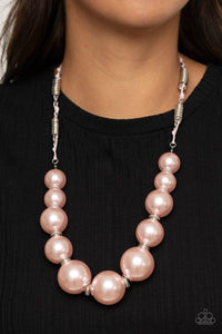 Paparazzi Necklace ~ Pearly Prosperity - Pink - Glitzygals5dollarbling Paparazzi Boutique 