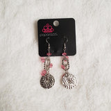 Paparazzi Seaside Catch Pink Earrings Exclusive - Glitzygals5dollarbling Paparazzi Boutique 