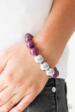 Paparazzi All Dressed UPTOWN - Purple Pearls - Bracelet - Glitzygals5dollarbling Paparazzi Boutique 
