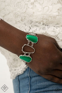 Paparazzi Bracelet Fashion Fix March 2021 ~ Yacht Club Couture - Green - Glitzygals5dollarbling Paparazzi Boutique 