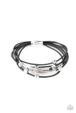 Paparazzi Bracelet ~ Magnetically Modern - Black - Glitzygals5dollarbling Paparazzi Boutique 