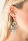 Paparazzi Mantra to Mantra Green Earrings - Glitzygals5dollarbling Paparazzi Boutique 