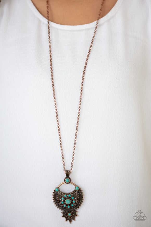 Solar Energy - copper - Paparazzi necklace - Glitzygals5dollarbling Paparazzi Boutique 
