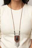 Paparazzi Enchantingly Tribal - Black - Necklace and Earrings - Glitzygals5dollarbling Paparazzi Boutique 