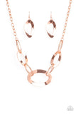METALHEAD Count Copper ~ Paparazzi Necklace - Glitzygals5dollarbling Paparazzi Boutique 